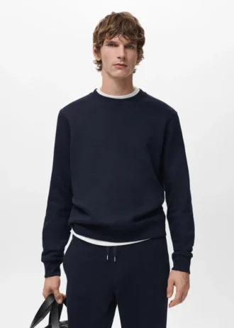 Regular-Fit-Sweatshirt aus Baumwolle