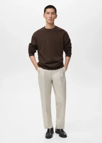 Regular-Fit-Sweatshirt aus Baumwolle