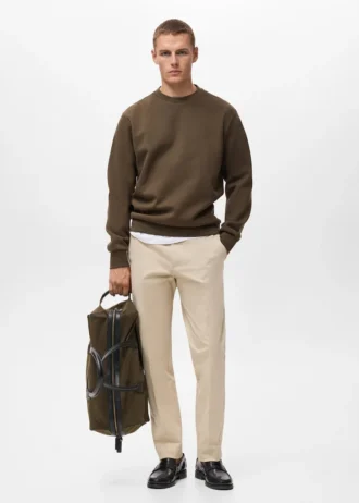 Regular-Fit-Sweatshirt aus Baumwolle