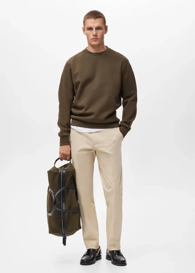 Regular-Fit-Sweatshirt aus Baumwolle Regular-Fit-Sweatshirt aus Baumwolle