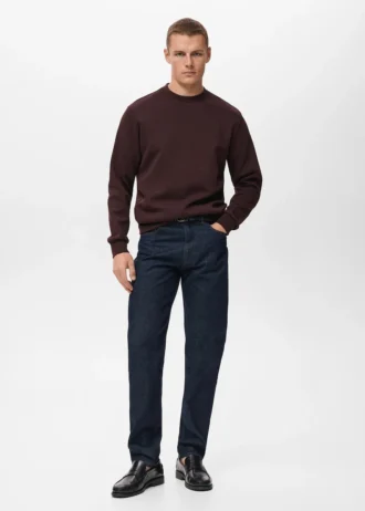 Regular-Fit-Sweatshirt aus Baumwolle