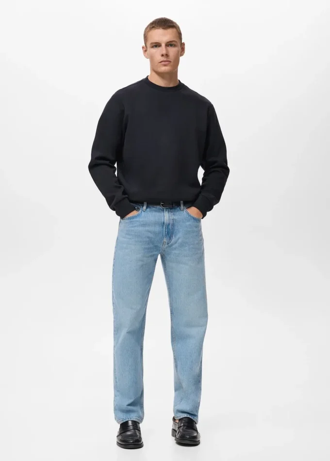 Regular-Fit-Sweatshirt aus Baumwolle Regular-Fit-Sweatshirt aus Baumwolle
