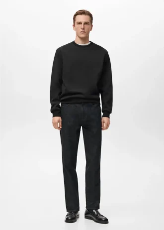 Regular-Fit-Sweatshirt aus Baumwolle