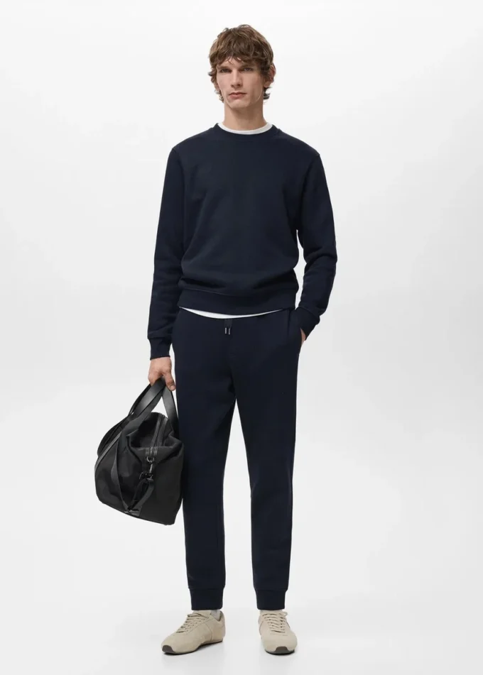 Regular-Fit-Sweatshirt aus Baumwolle