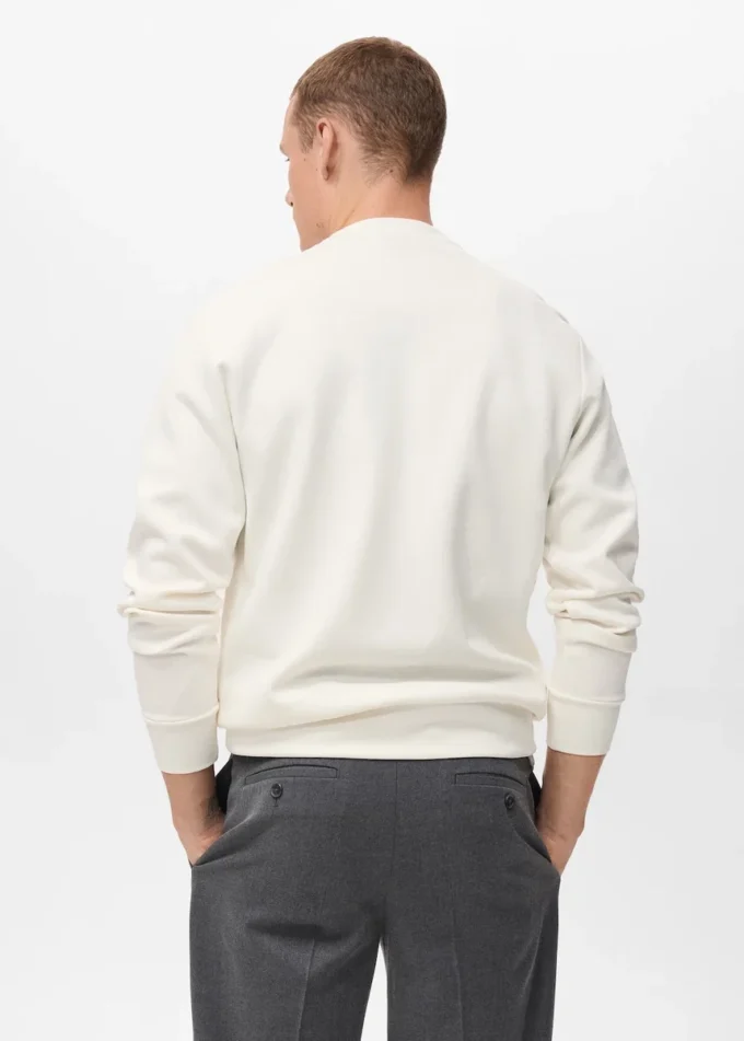 Regular-Fit-Sweatshirt aus Baumwolle Regular-Fit-Sweatshirt aus Baumwolle
