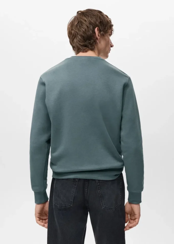 Regular-Fit-Sweatshirt aus Baumwolle