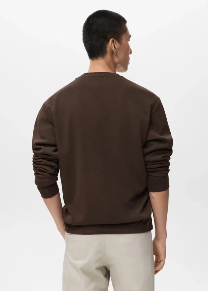 Regular-Fit-Sweatshirt aus Baumwolle Regular-Fit-Sweatshirt aus Baumwolle