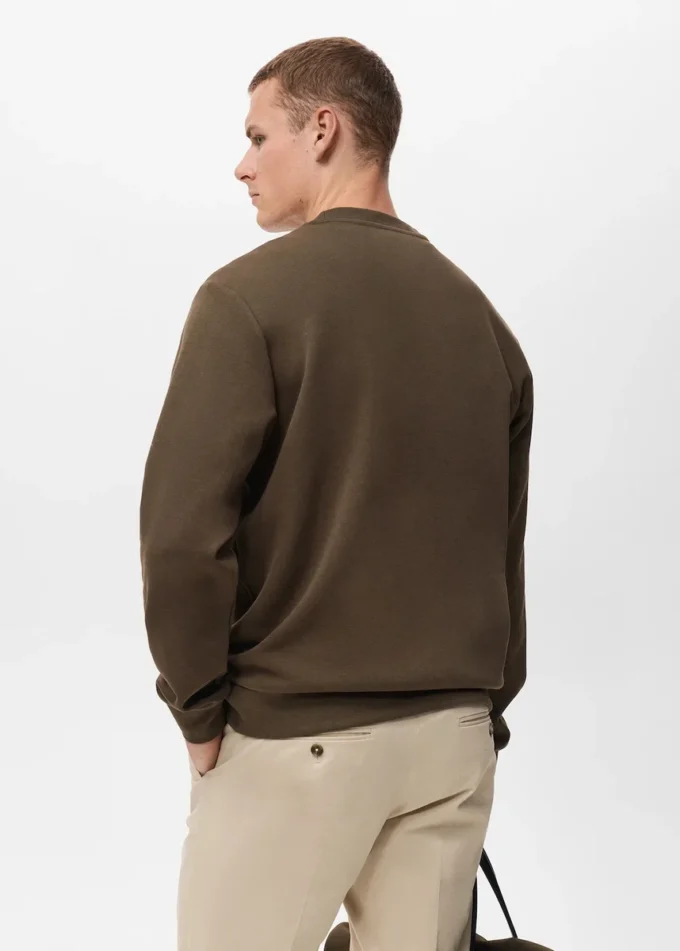 Regular-Fit-Sweatshirt aus Baumwolle Regular-Fit-Sweatshirt aus Baumwolle