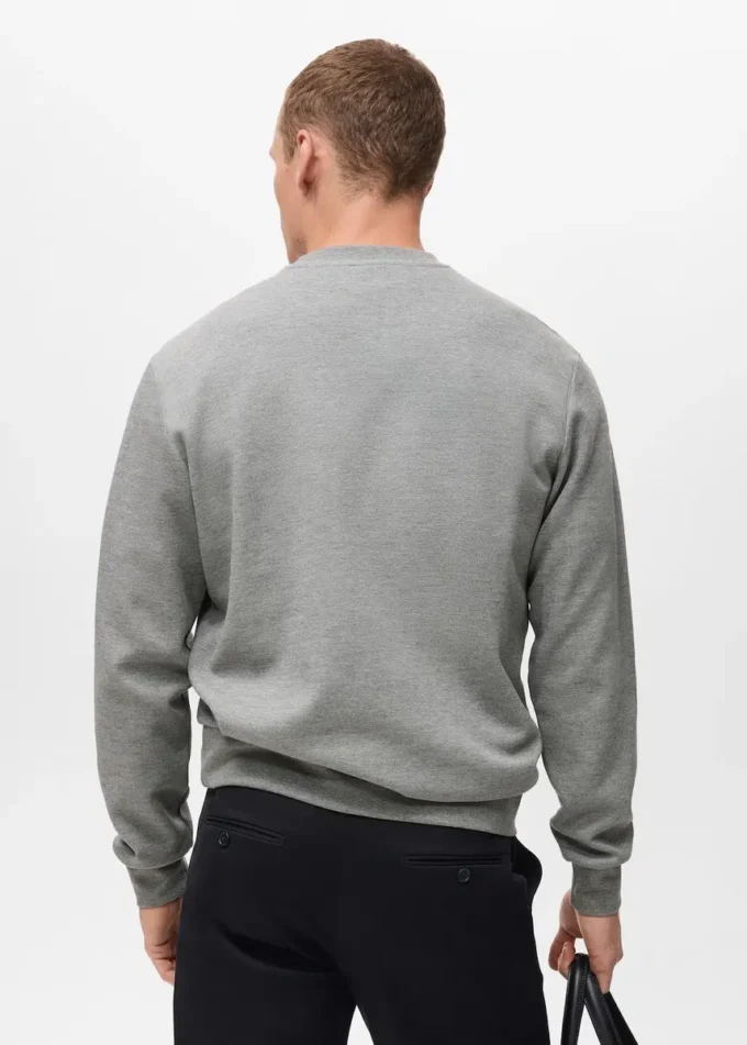 Regular-Fit-Sweatshirt aus Baumwolle Regular-Fit-Sweatshirt aus Baumwolle