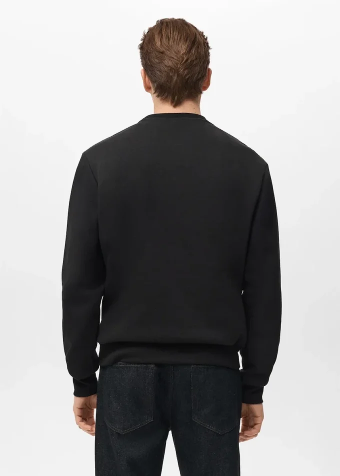 Regular-Fit-Sweatshirt aus Baumwolle