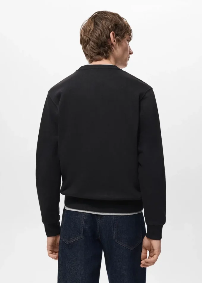 Regular-Fit-Sweatshirt aus Baumwolle