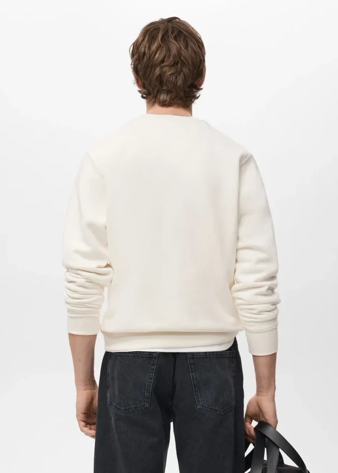 Regular-Fit-Sweatshirt aus Baumwolle