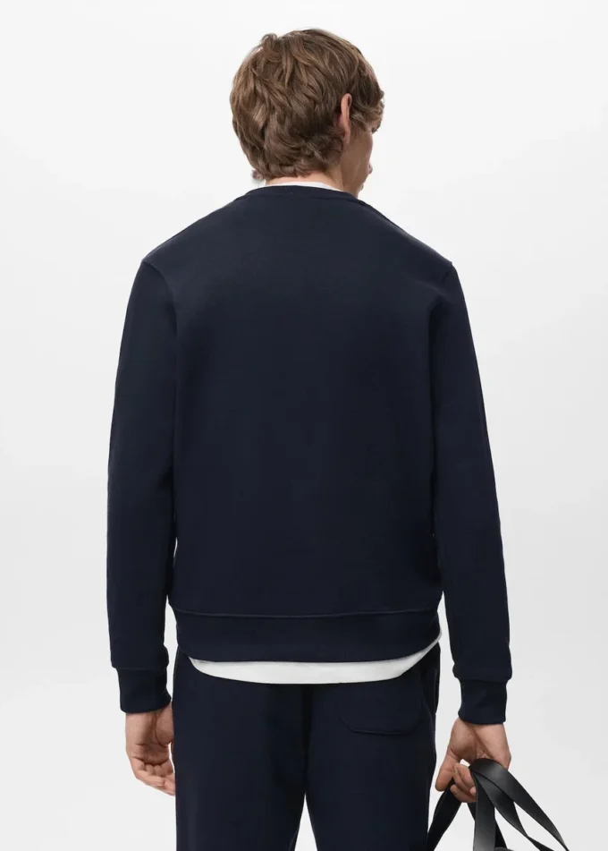 Regular-Fit-Sweatshirt aus Baumwolle