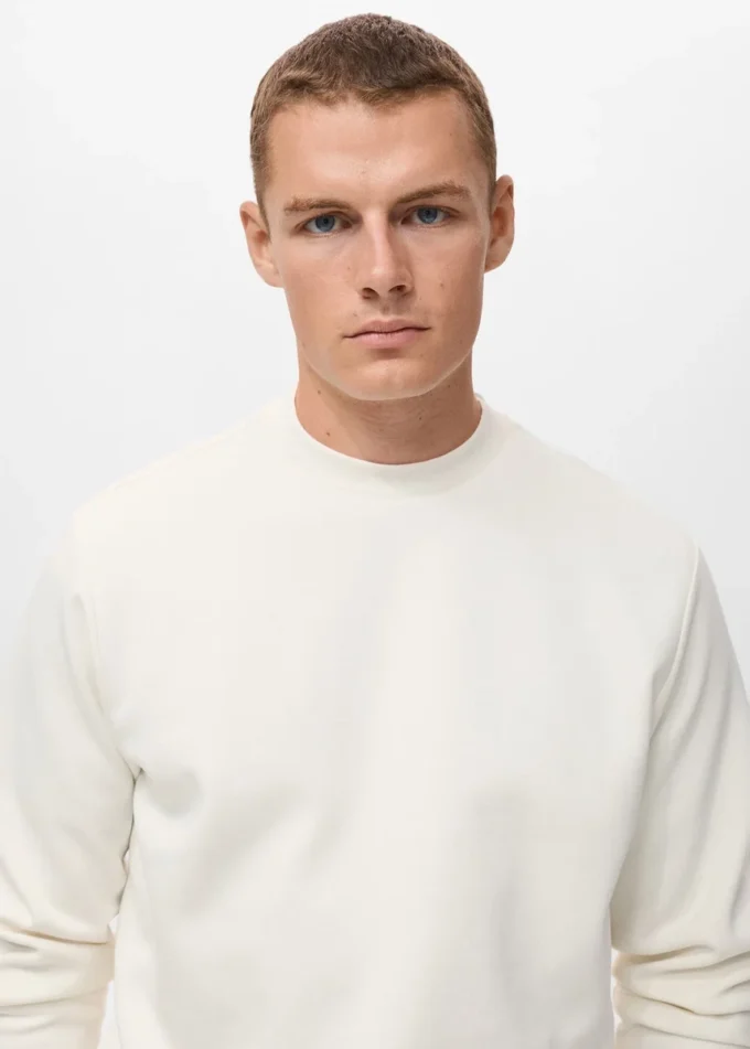 Regular-Fit-Sweatshirt aus Baumwolle Regular-Fit-Sweatshirt aus Baumwolle