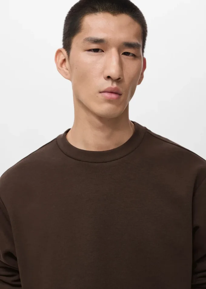 Regular-Fit-Sweatshirt aus Baumwolle Regular-Fit-Sweatshirt aus Baumwolle