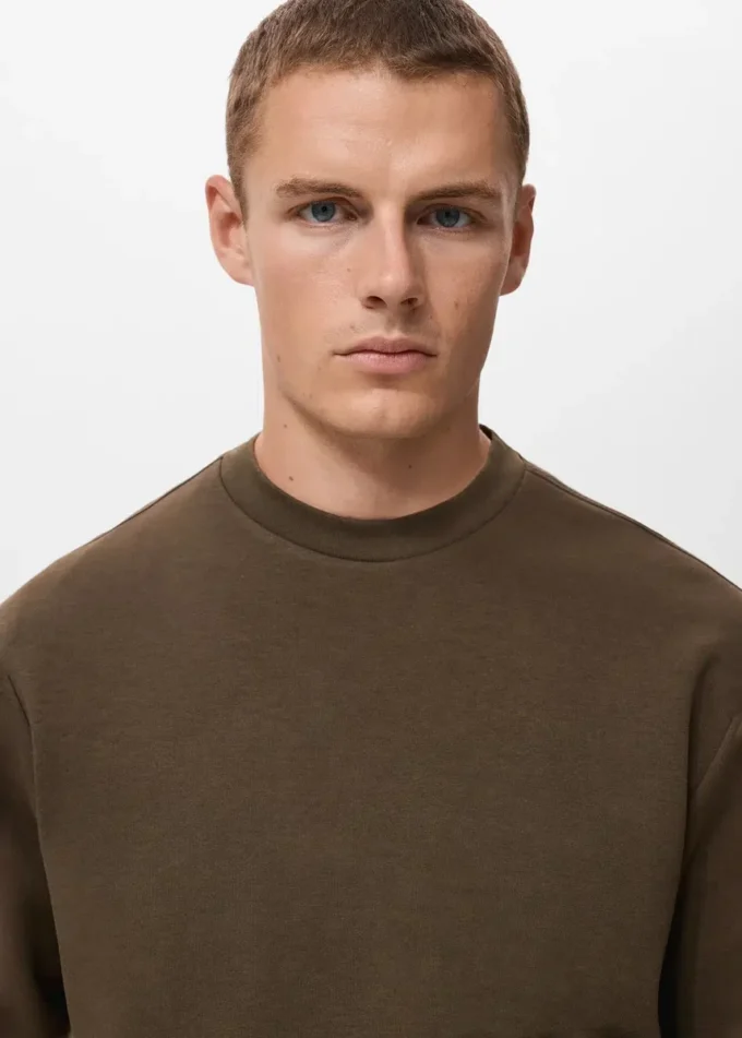 Regular-Fit-Sweatshirt aus Baumwolle Regular-Fit-Sweatshirt aus Baumwolle