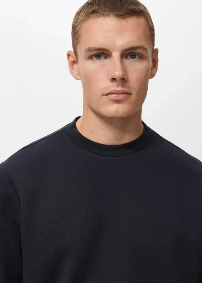 Regular-Fit-Sweatshirt aus Baumwolle Regular-Fit-Sweatshirt aus Baumwolle