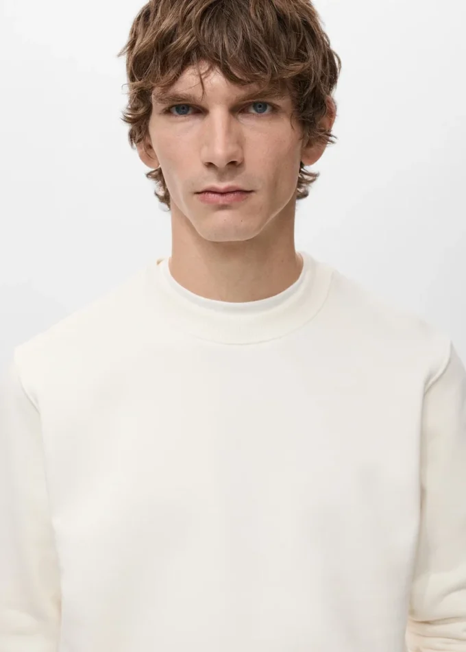 Regular-Fit-Sweatshirt aus Baumwolle