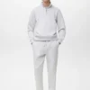 Regular-Fit-Sweatshirt aus Baumwolle mit Reißverschluss