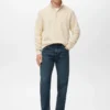 Regular-Fit-Sweatshirt aus Baumwolle mit Reißverschluss