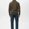 Regular-Fit-Sweatshirt aus Baumwolle mit Reißverschluss