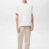 Regular-Fit-T-Shirt mit Struktur
