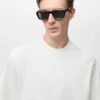 Regular-Fit-T-Shirt mit Struktur