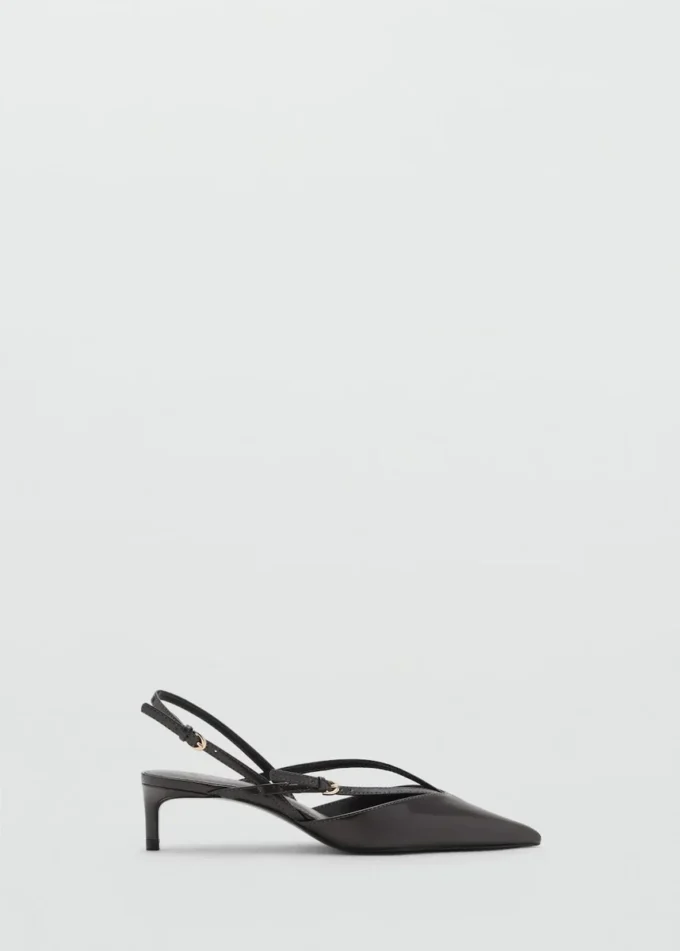 Riemchensandalen mit Kitten-Absatz