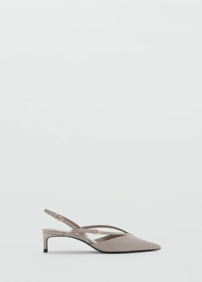 Riemchensandalen mit Kitten-Absatz Riemchensandalen mit Kitten-Absatz