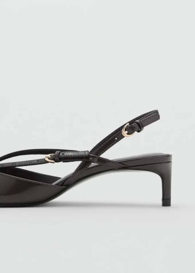 Riemchensandalen mit Kitten-Absatz
