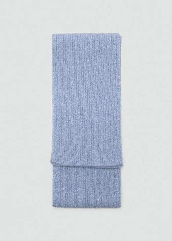 Rippstrick-Lurex-Schal Rippstrick-Lurex-Schal