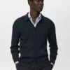 Rippstrick-Strickjacke Rippstrick-Strickjacke
