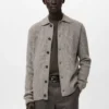 Rippstrick-Strickjacke Rippstrick-Strickjacke