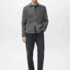 Rippstrick-Strickjacke Rippstrick-Strickjacke