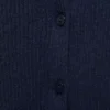 Rippstrick-Strickjacke