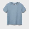 Rippstrick-T-Shirt aus Baumwolle Rippstrick-T-Shirt aus Baumwolle