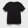 Rippstrick-T-Shirt aus Baumwolle Rippstrick-T-Shirt aus Baumwolle