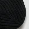 Rippstrickmütze aus Baumwolle Rippstrickmütze aus Baumwolle