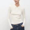 Rippstrickpullover mit Rollkragen Rippstrickpullover mit Rollkragen