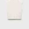 Ärmelloses T-Shirt mit Aufdruck