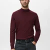 Rollkragenpullover aus 100 % Merinowolle