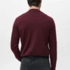 Rollkragenpullover aus 100 % Merinowolle