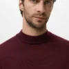 Rollkragenpullover aus 100 % Merinowolle