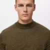 Rollkragenpullover aus 100 % Merinowolle