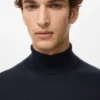 Rollkragenpullover aus 100 % Merinowolle