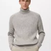 Rollkragenpullover aus Wollmischung