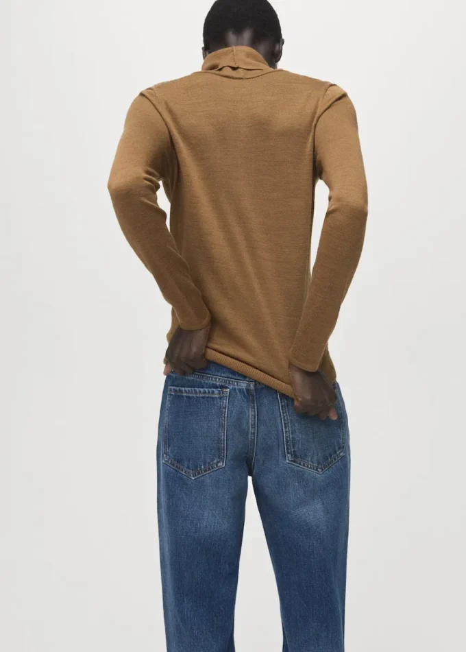 Rollkragenpullover aus Wollmischung Rollkragenpullover aus Wollmischung