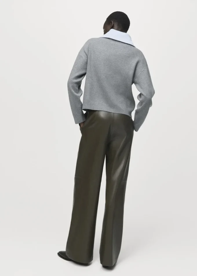 Rollkragenpullover mit Reißverschluss