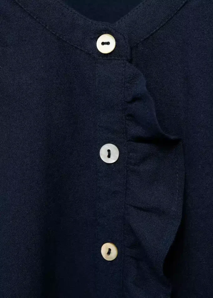 Rüschenbluse aus Baumwolle Rüschenbluse aus Baumwolle