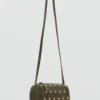 Runde Ledertasche